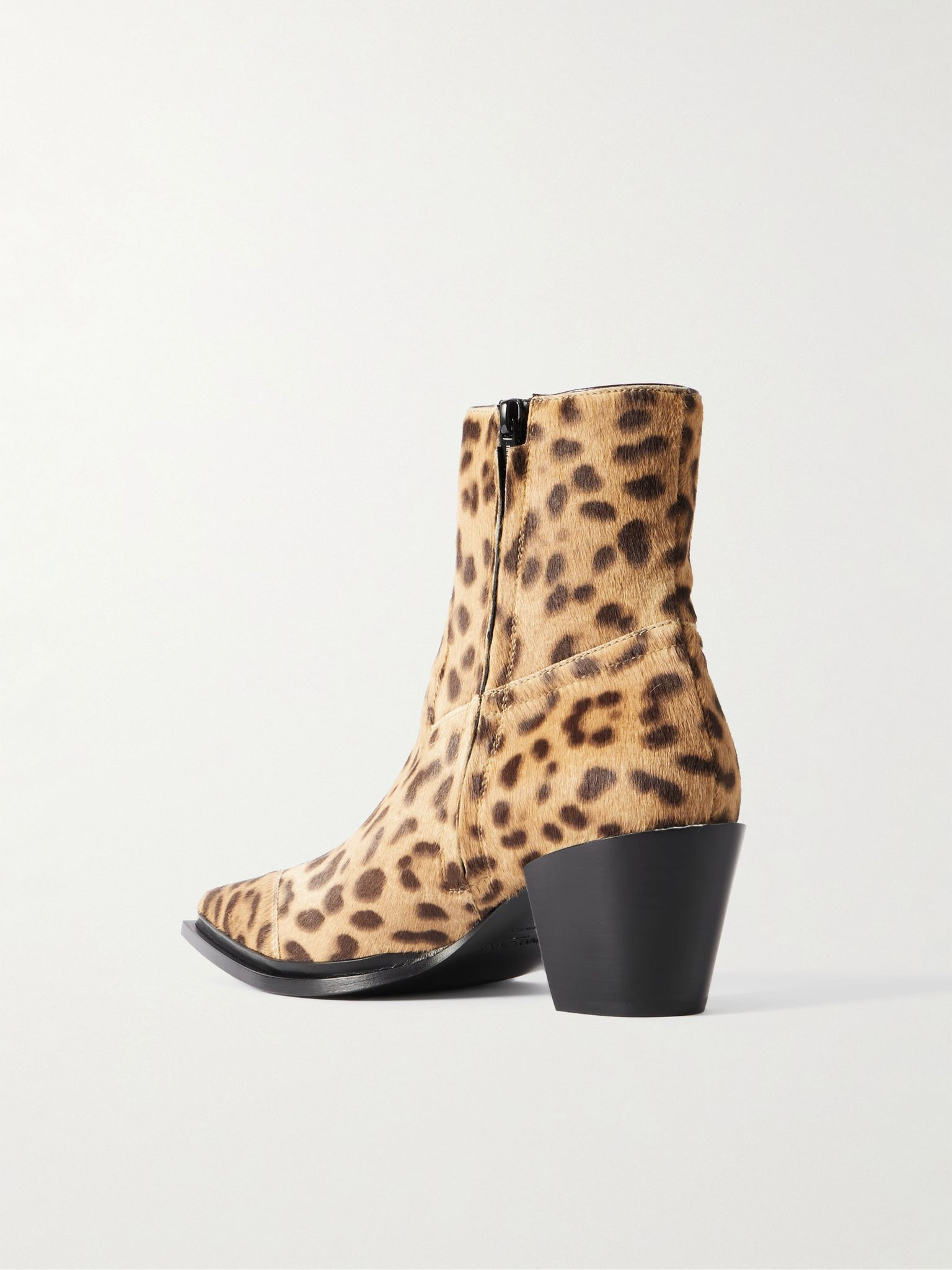 Cece 60 leopard-print pony hair ankle boots Leopard print - 3