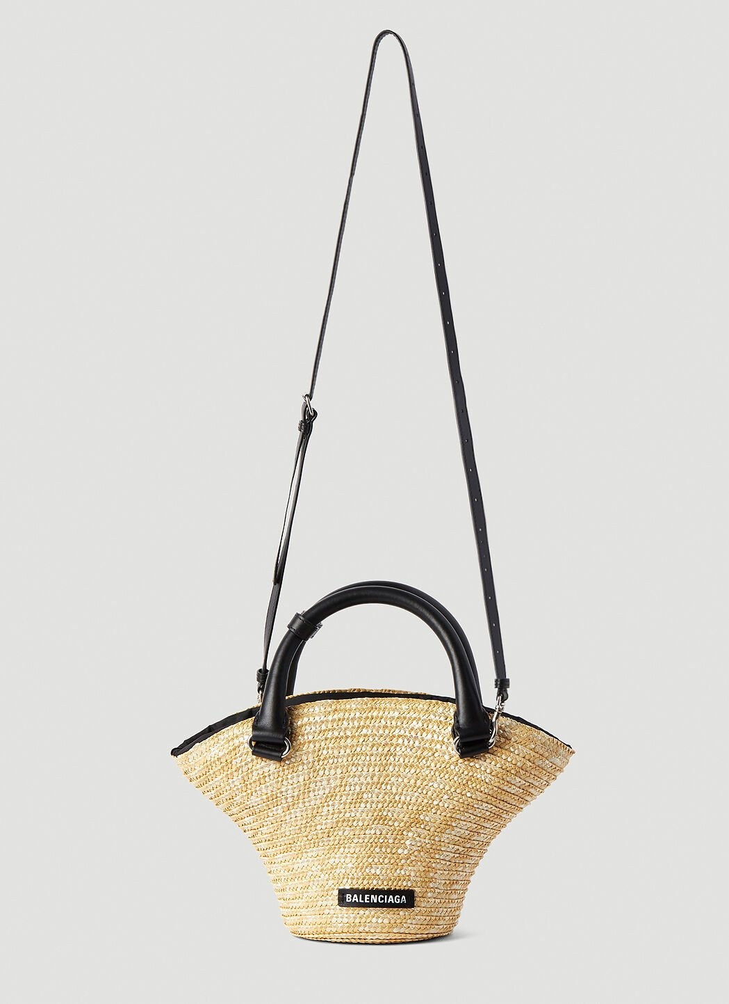 関税送料込【BALENCIAGA】BEACH BAG MINI TOTE BALENCIAGA Women's Beach Bag Mini Tote in Natural | REVERSIBLE