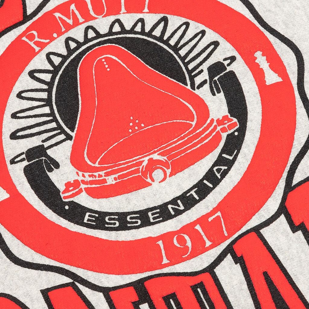 READYMADE R. MUTT HOODIE W/ FOUNTAIN LOGO - GREY - 4