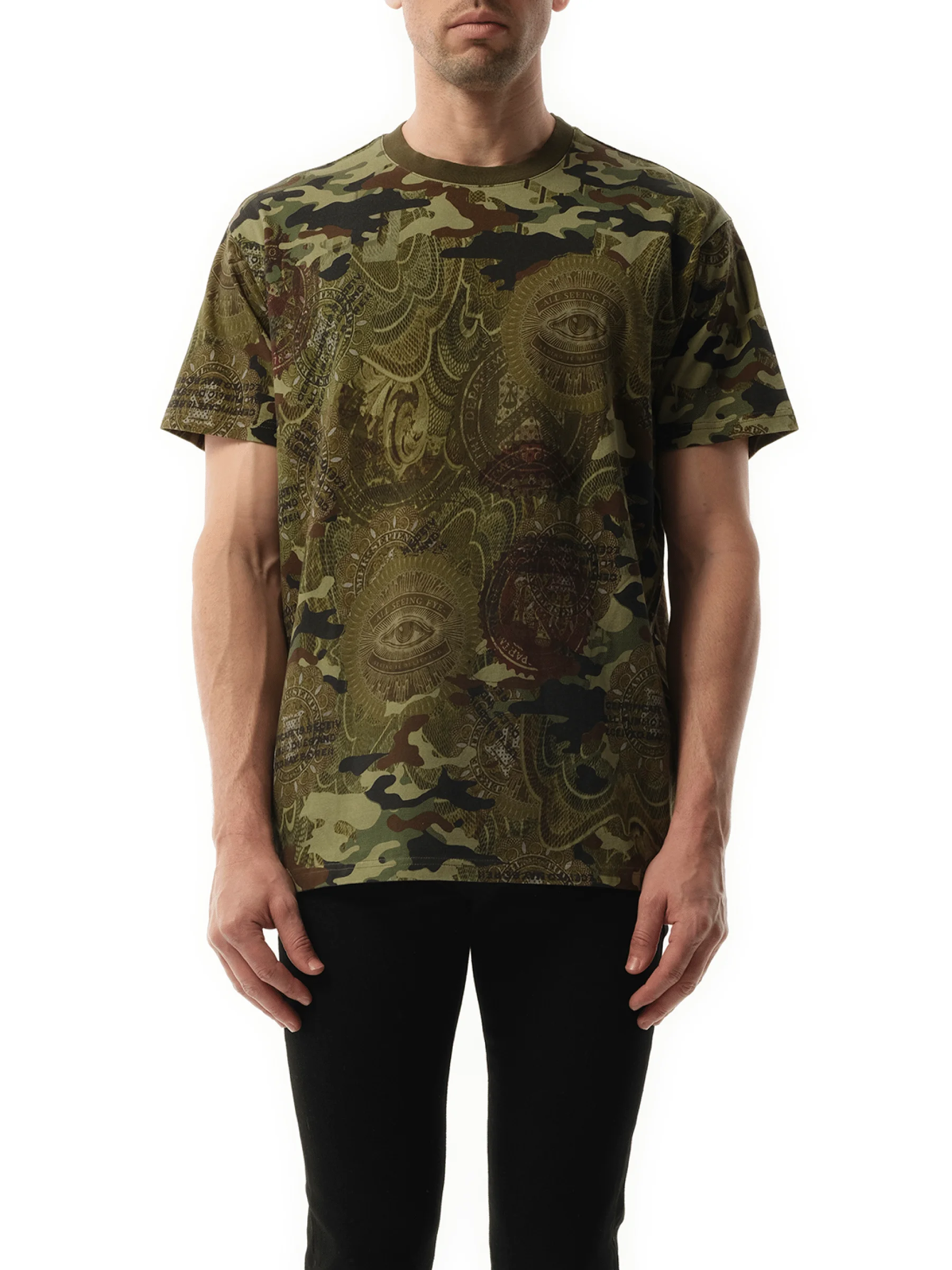 Podium Dollar T-Shirt in Khaki - 1
