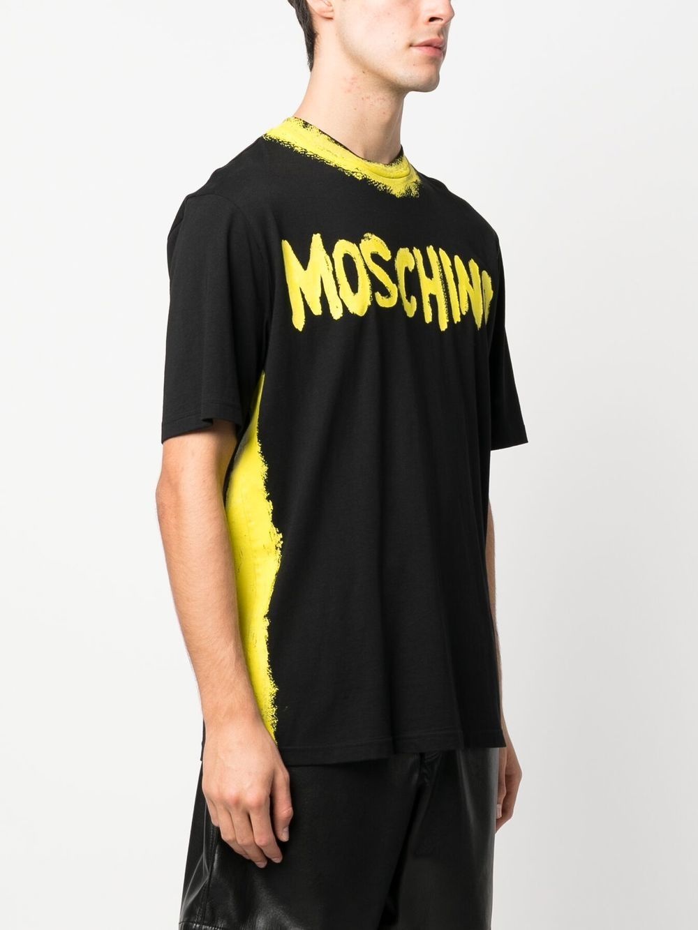 logo-print organic cotton T-shirt - 3