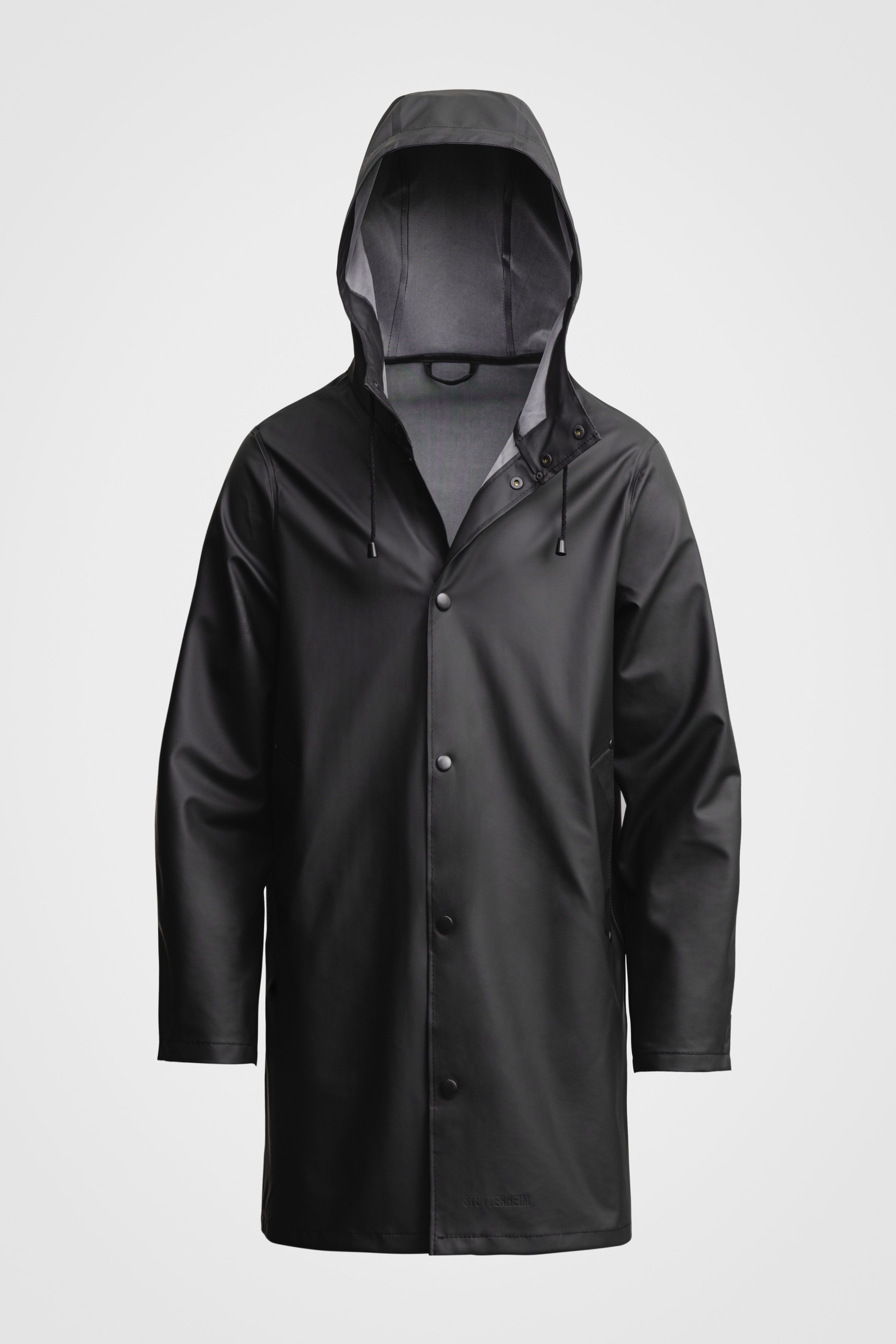 Stockholm Lightweight Raincoat Black - 5