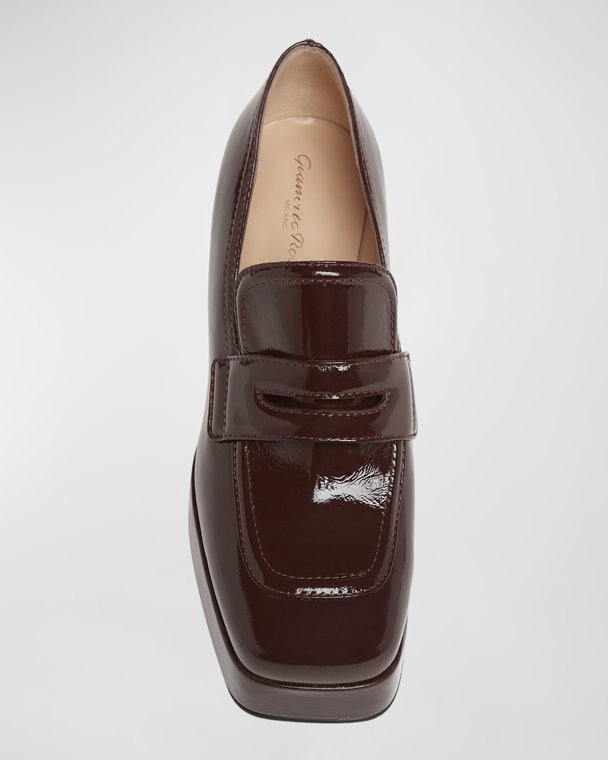 Patent Platform Penny Loafers - 5