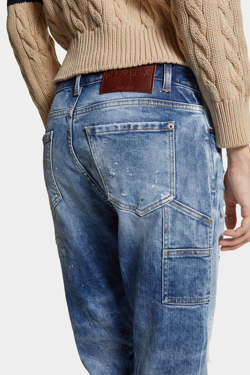 LIGHT SCARFACE WASH BABY CARPENTER JEANS - 6