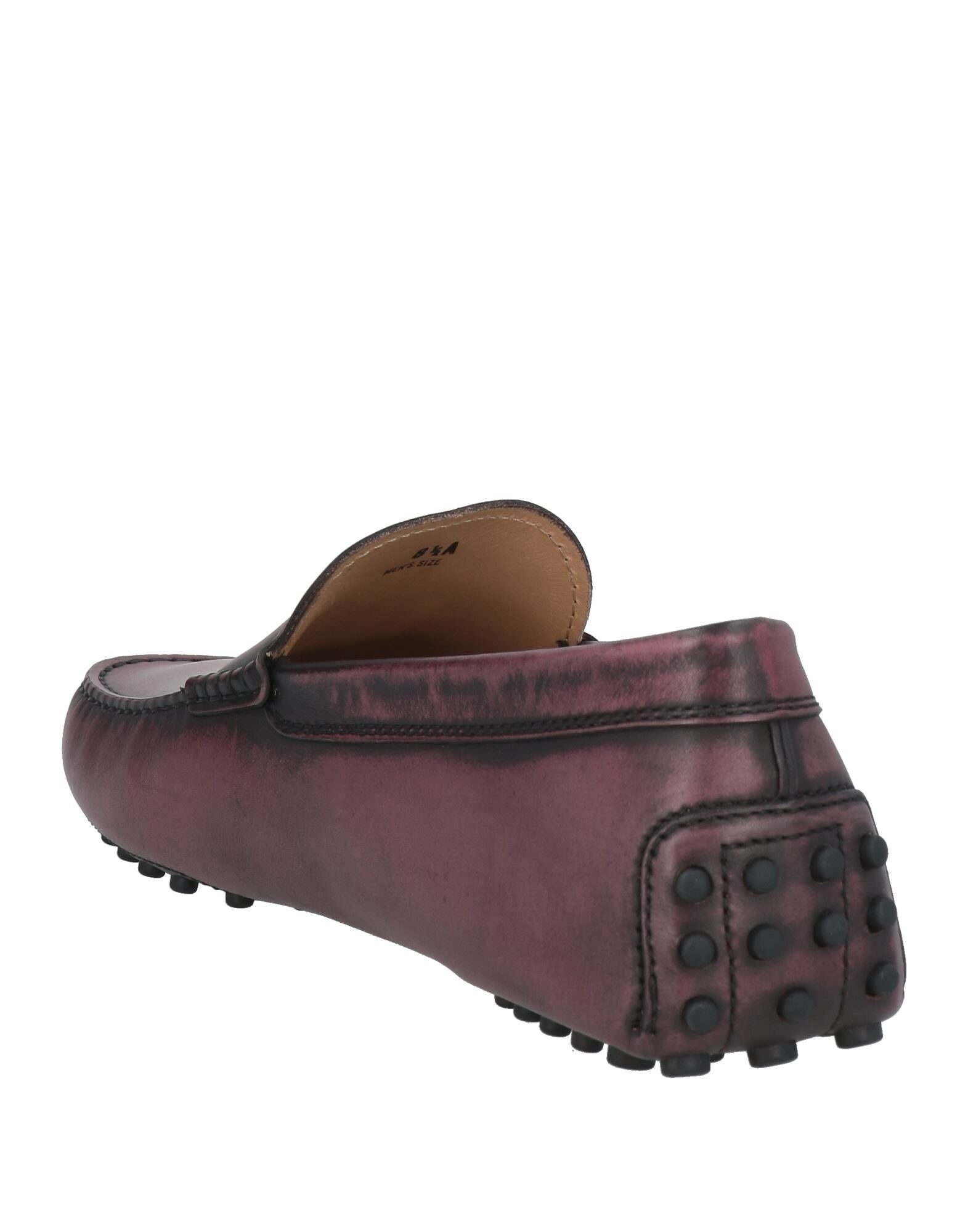 Burgundy Men's Loafers - 3