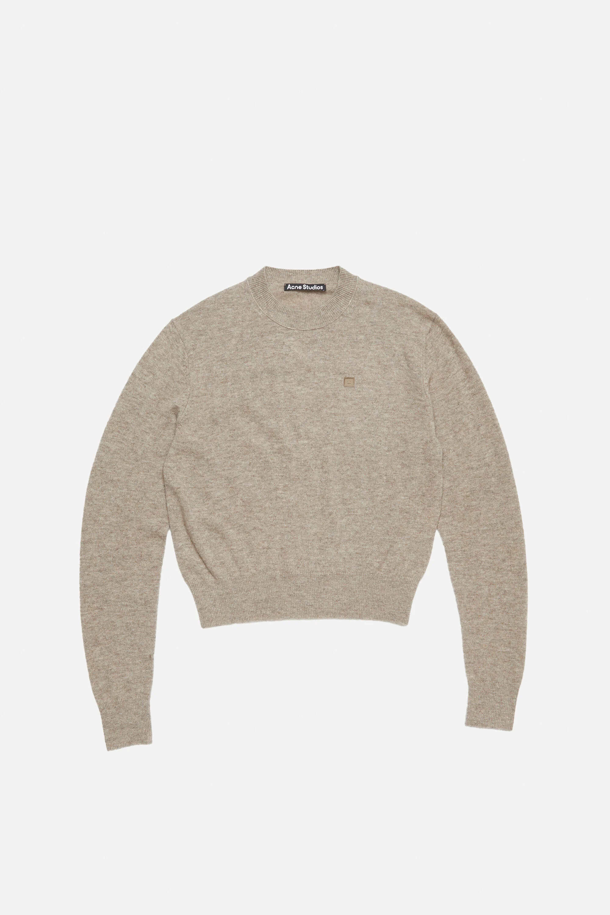 Jumper yak wool - Greige melange - 1