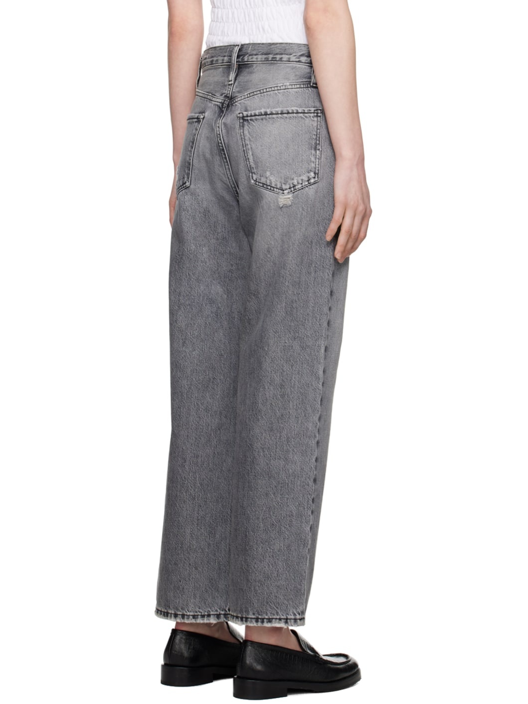 Gray 'Le Jane Crop' Jeans - 3