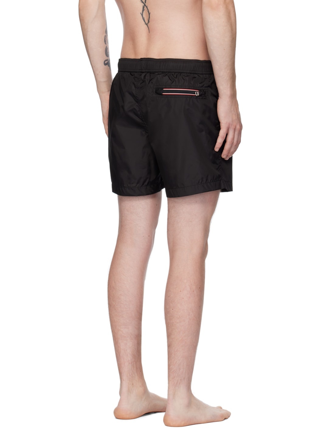 Black Patch Swim Shorts - 3