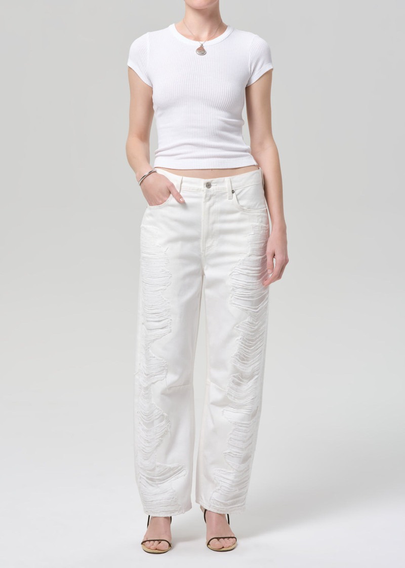 Miro Long Relaxed Jean In Shred - 1