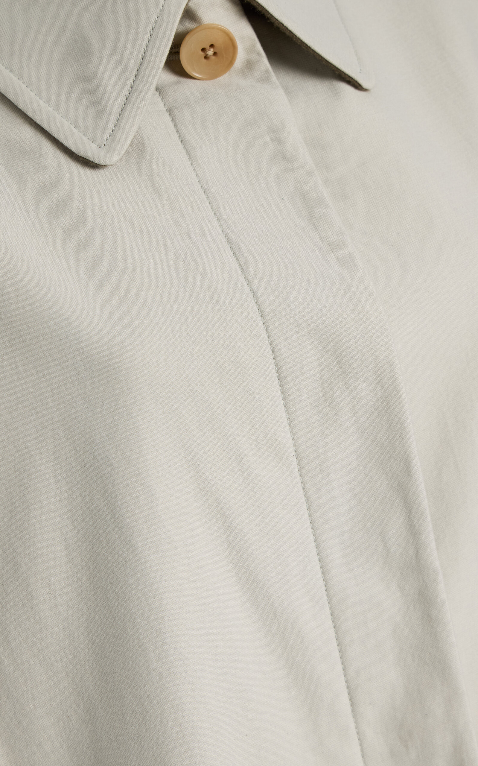 Pluma Cotton-Blend Trench Coat white - 5