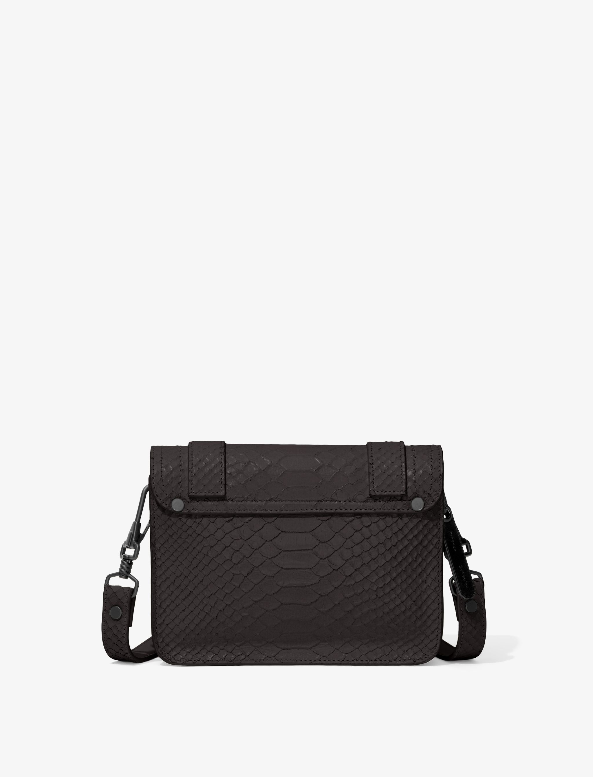 Carved Python PS1 Mini Crossbody Bag - 4