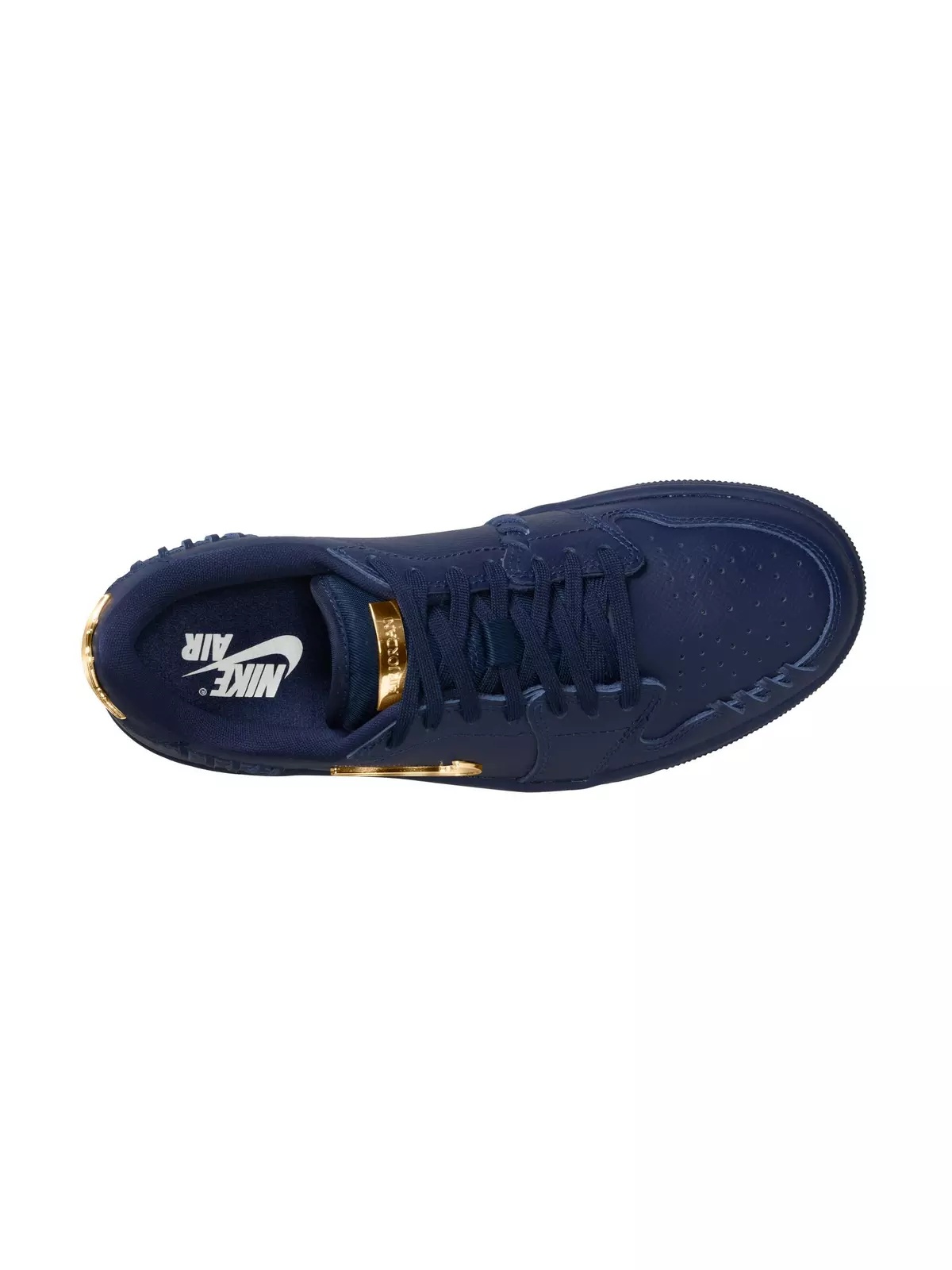 1 Low Method of Make "Midnight Navy/Metallic Gold" Women's Shoe - 8