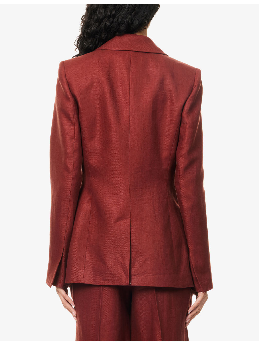 Oslo Knot Linen Blazer - 4