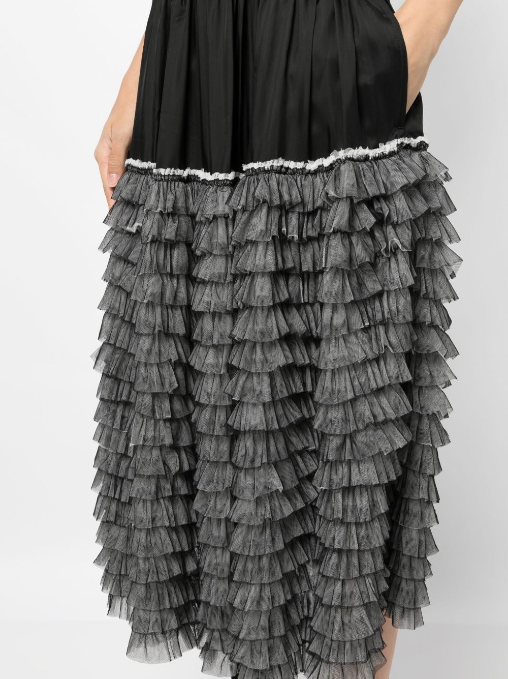 textured-finish pleat-detailing shorts - 6
