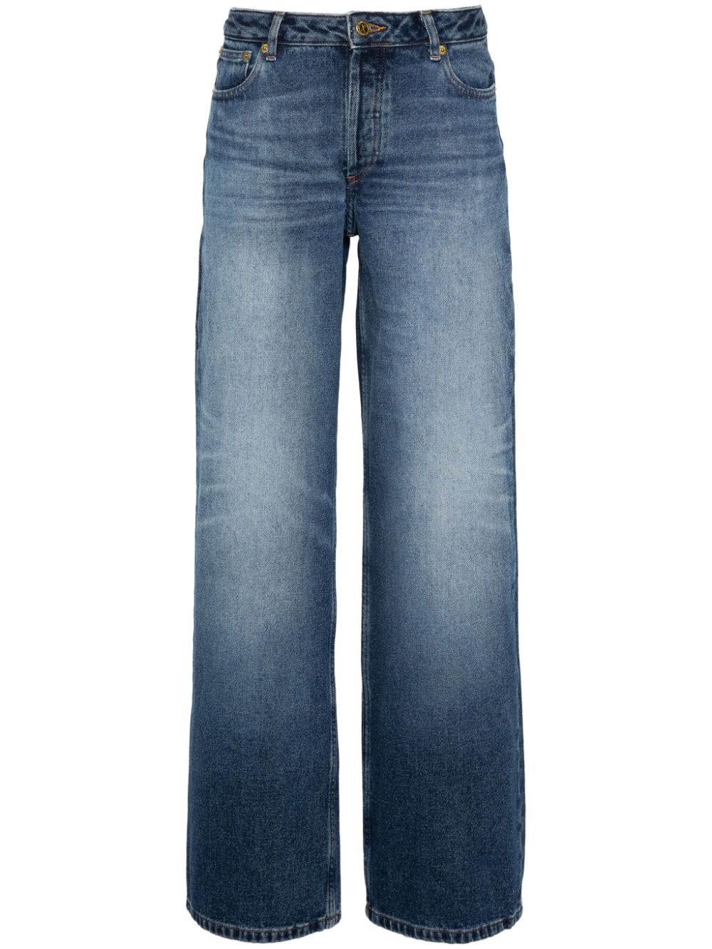 Elizabeth mid-rise straight-leg jeans - 1