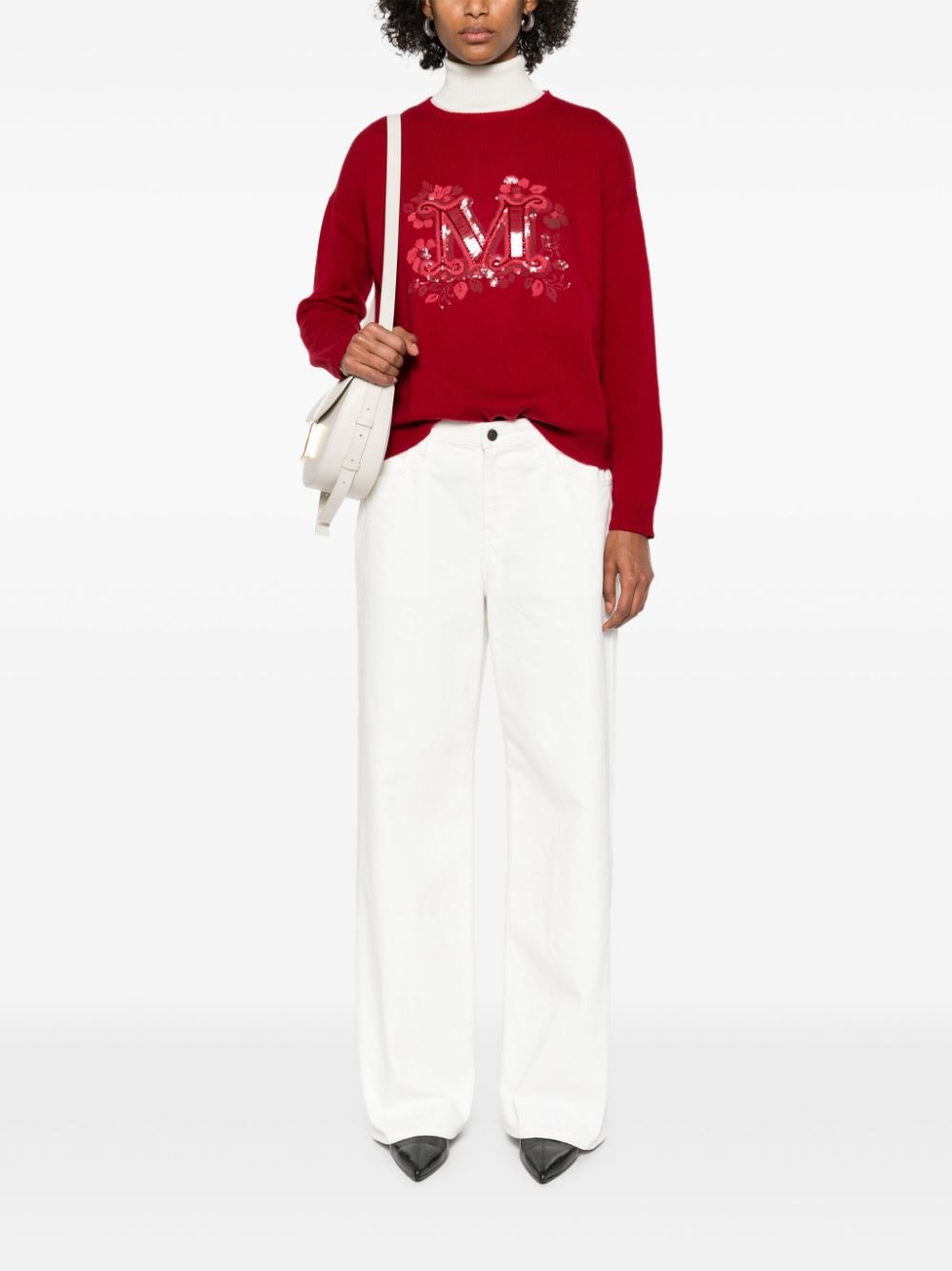 sequin-embellished sweater - 2
