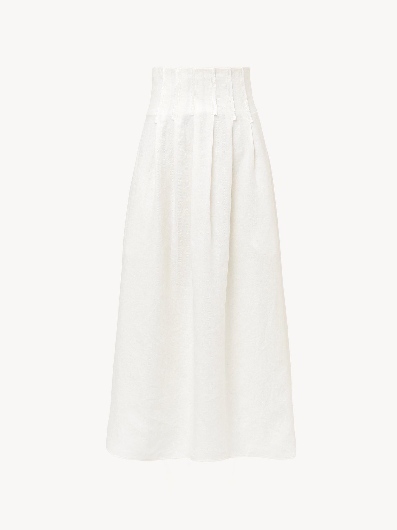 PLEATED MID-LENGTH SKIRT - 4