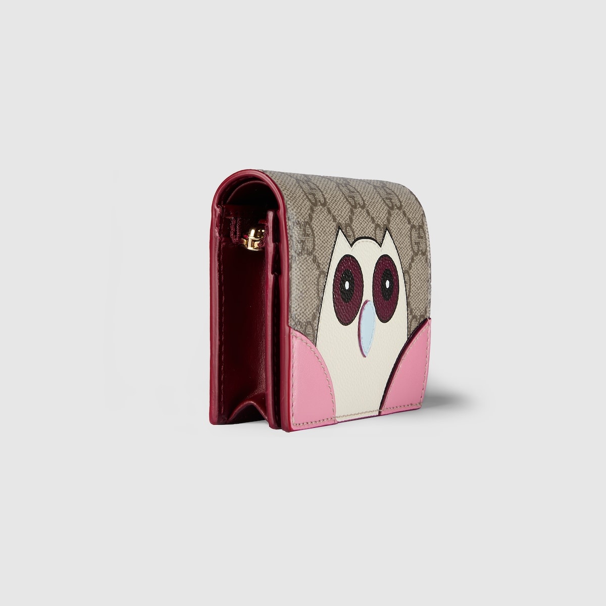 GG mini wallet with owl detail - 3