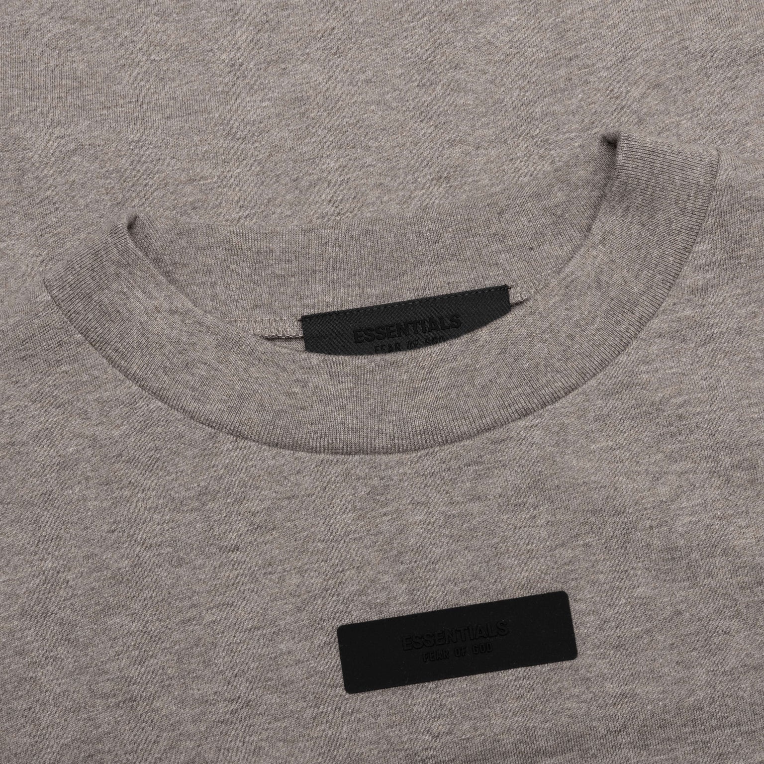 ESSENTIALS S/S TEE - HEATHER GREY - 3