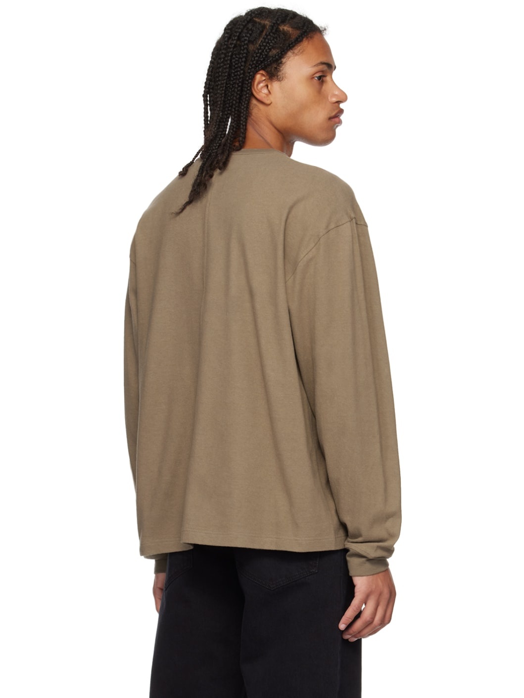 Taupe Kirk Long Sleeve T-Shirt - 3