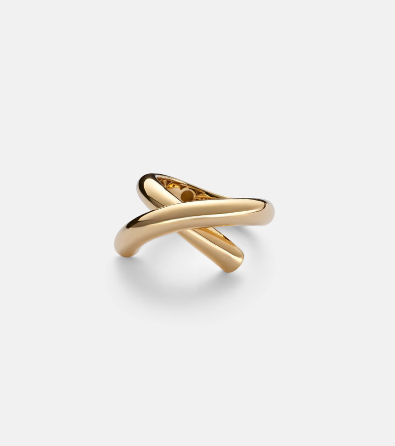 Cross Loop Medium 18kt gold ring 1
