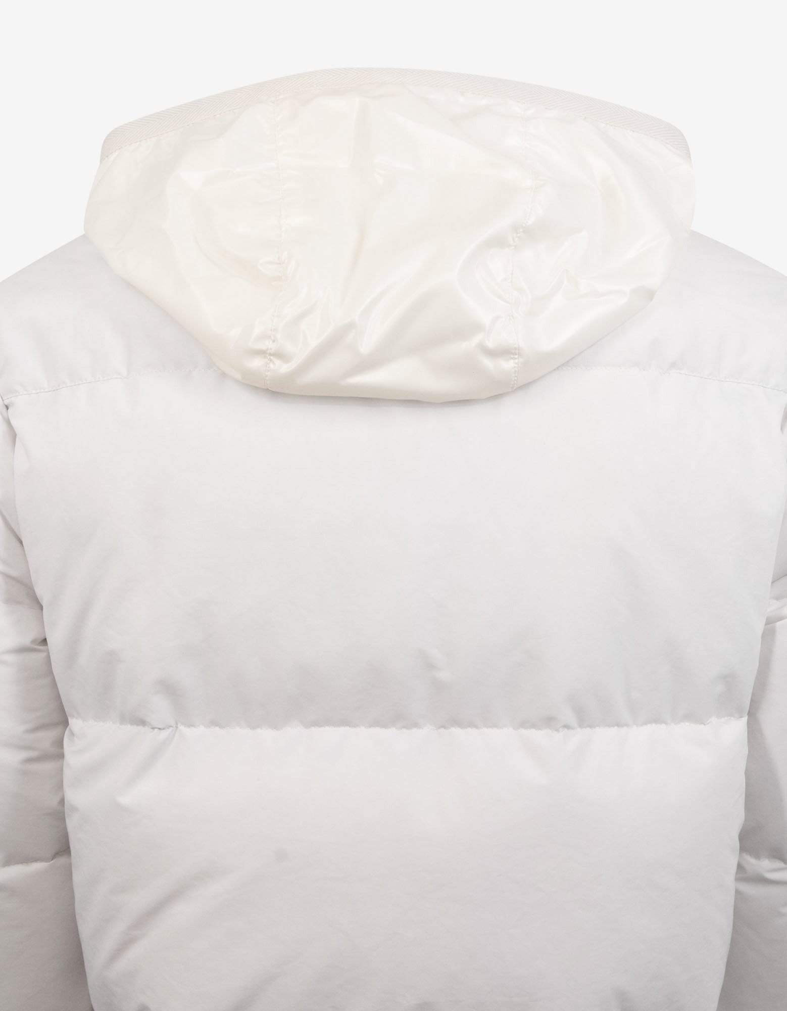 Moncler Trient White Nylon Down Jacket - 4