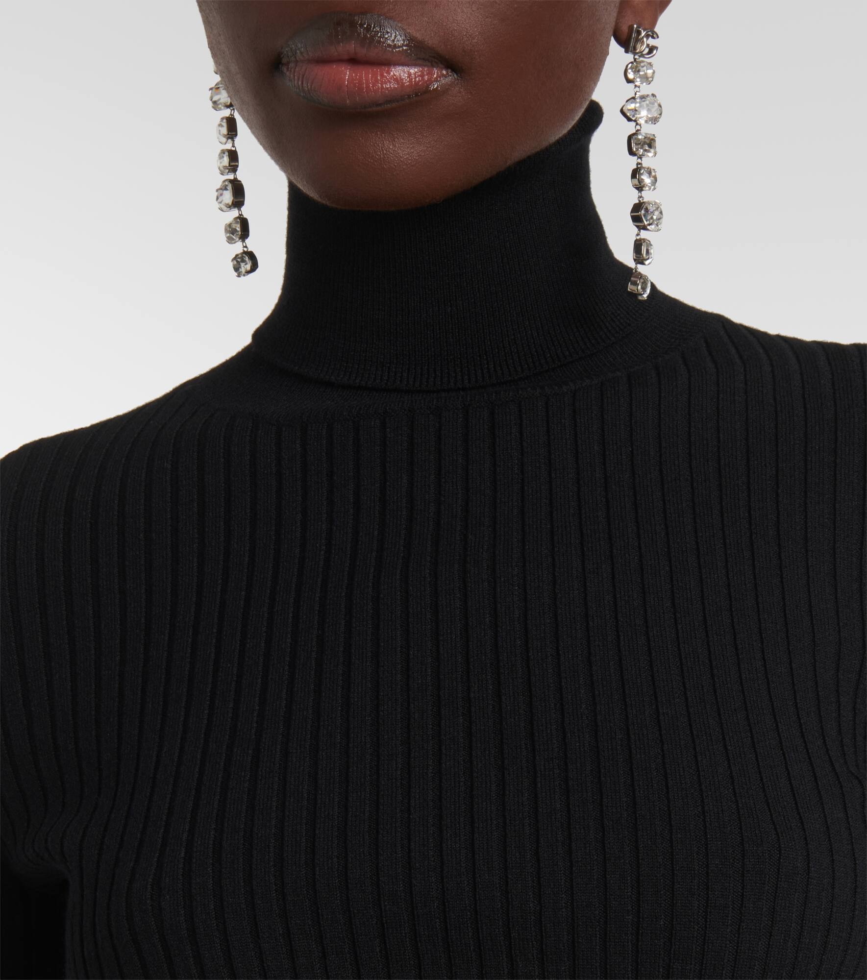 Wool-blend turtleneck sweater - 4