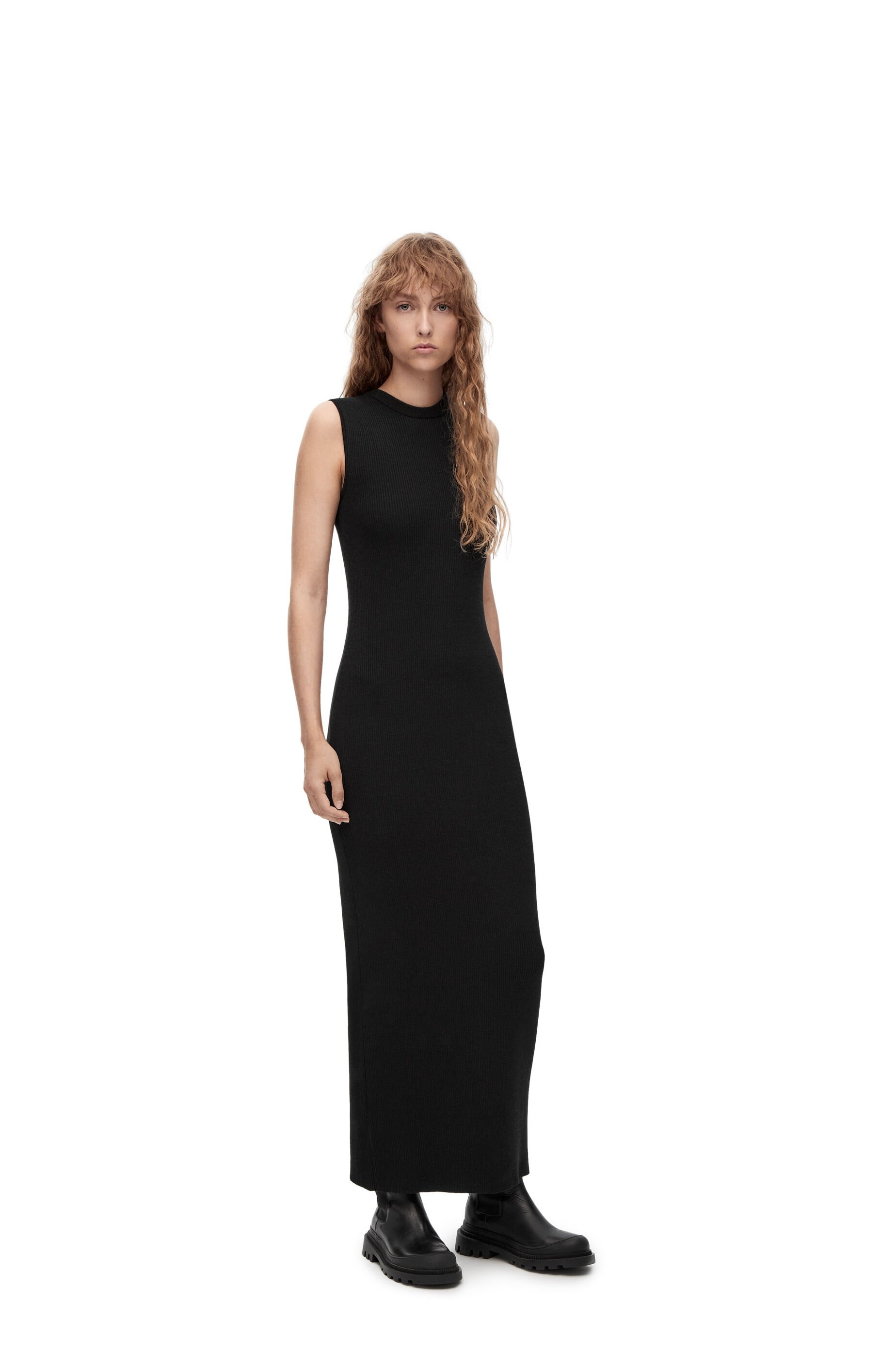 Tube knit dress in wool - 2