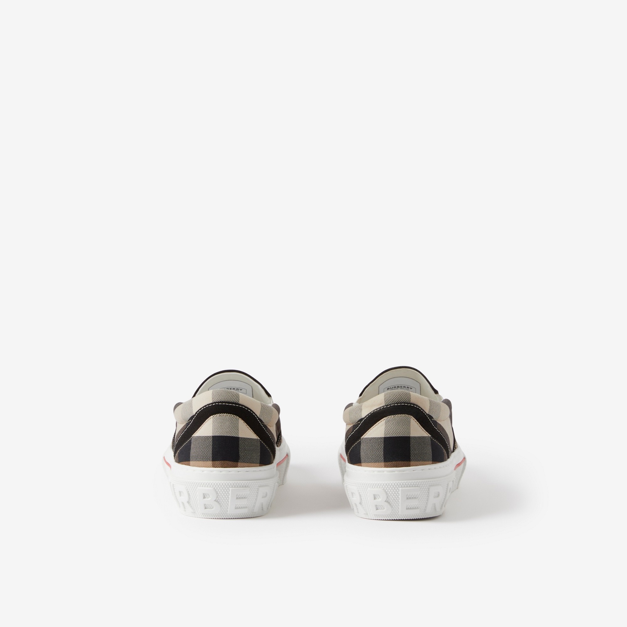 Check Cotton Sneakers - 3