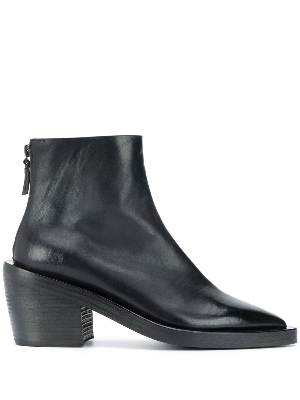 side-zip ankle boots - 1