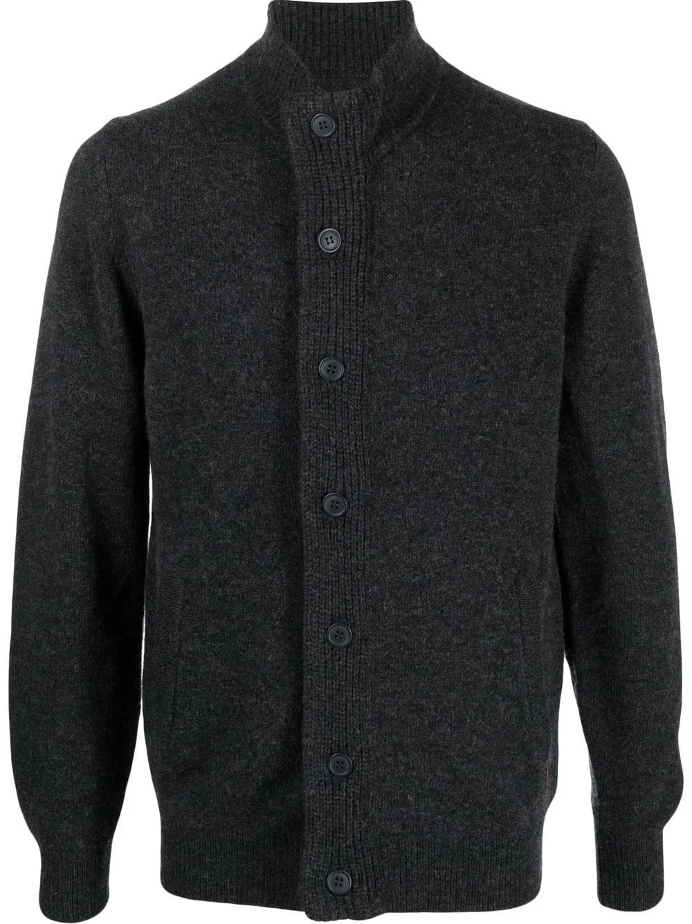 button-front knitted jumper - 1