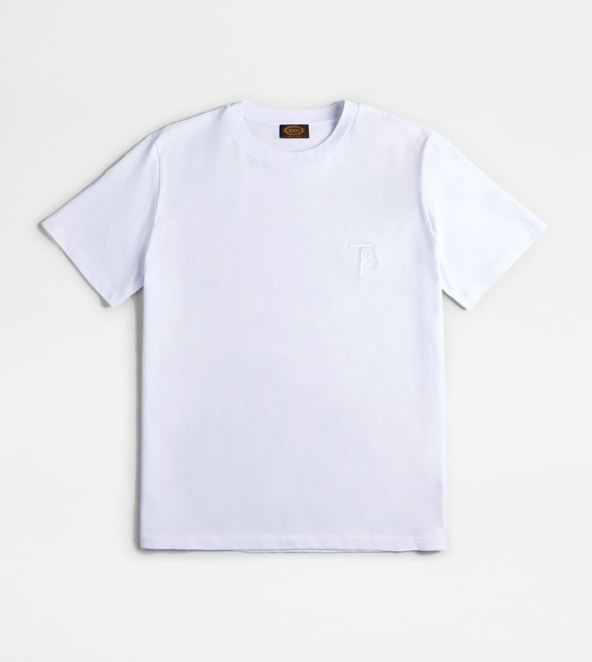 T-SHIRT IN JERSEY - WHITE - 1