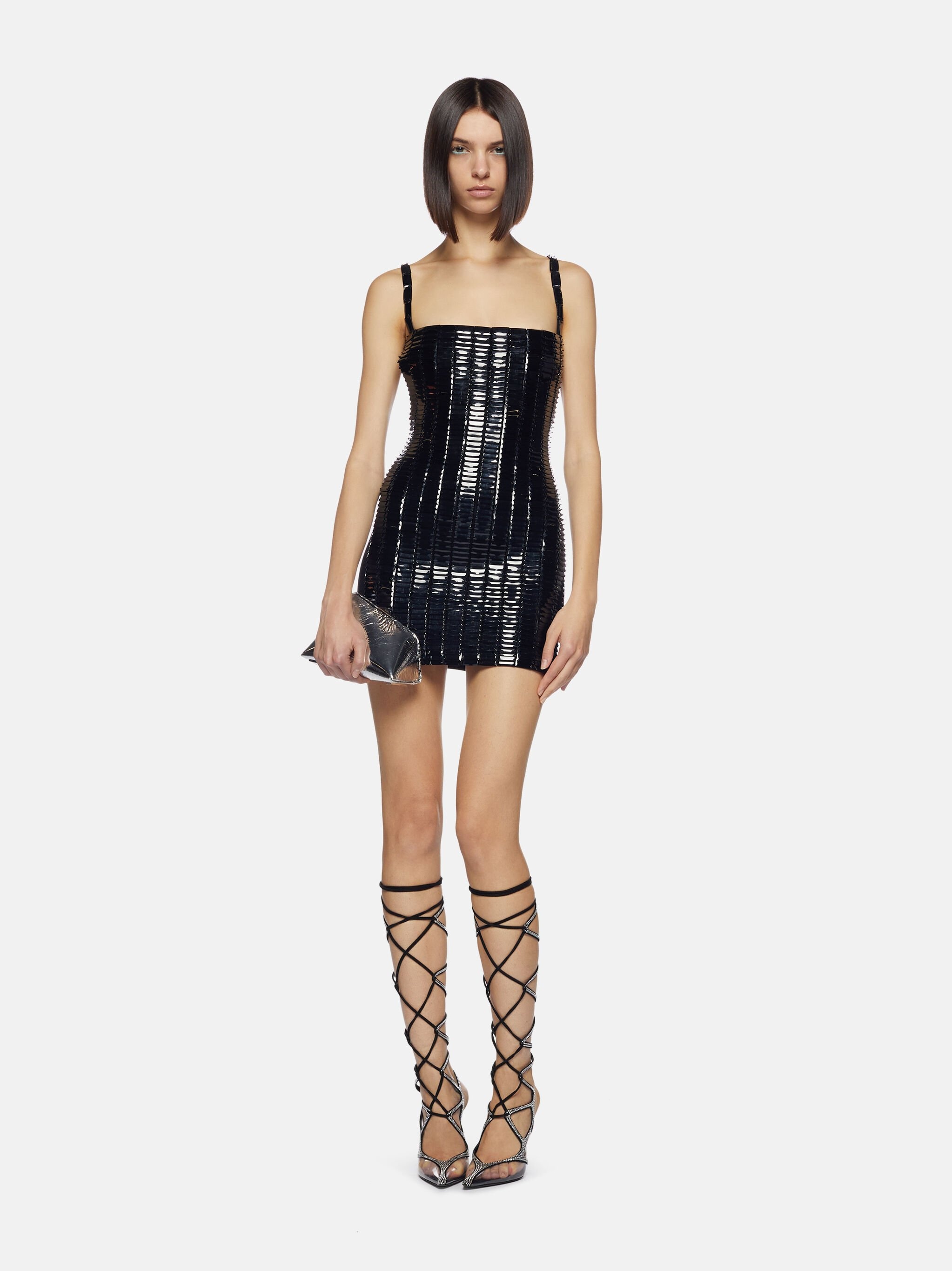 ''RUE'' BLACK MINI DRESS - 2