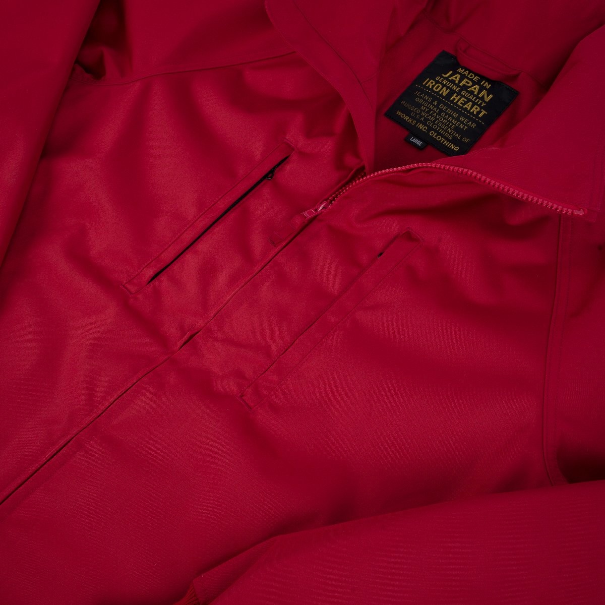 IHJ-131-RED CORDURA® Windbreaker - Red - 9