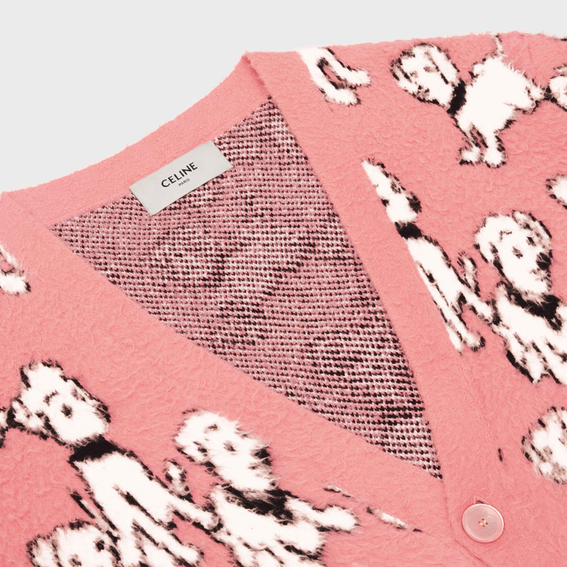 ARTIST JACQUARD CARDIGAN IN BRUSHED COTTON 3