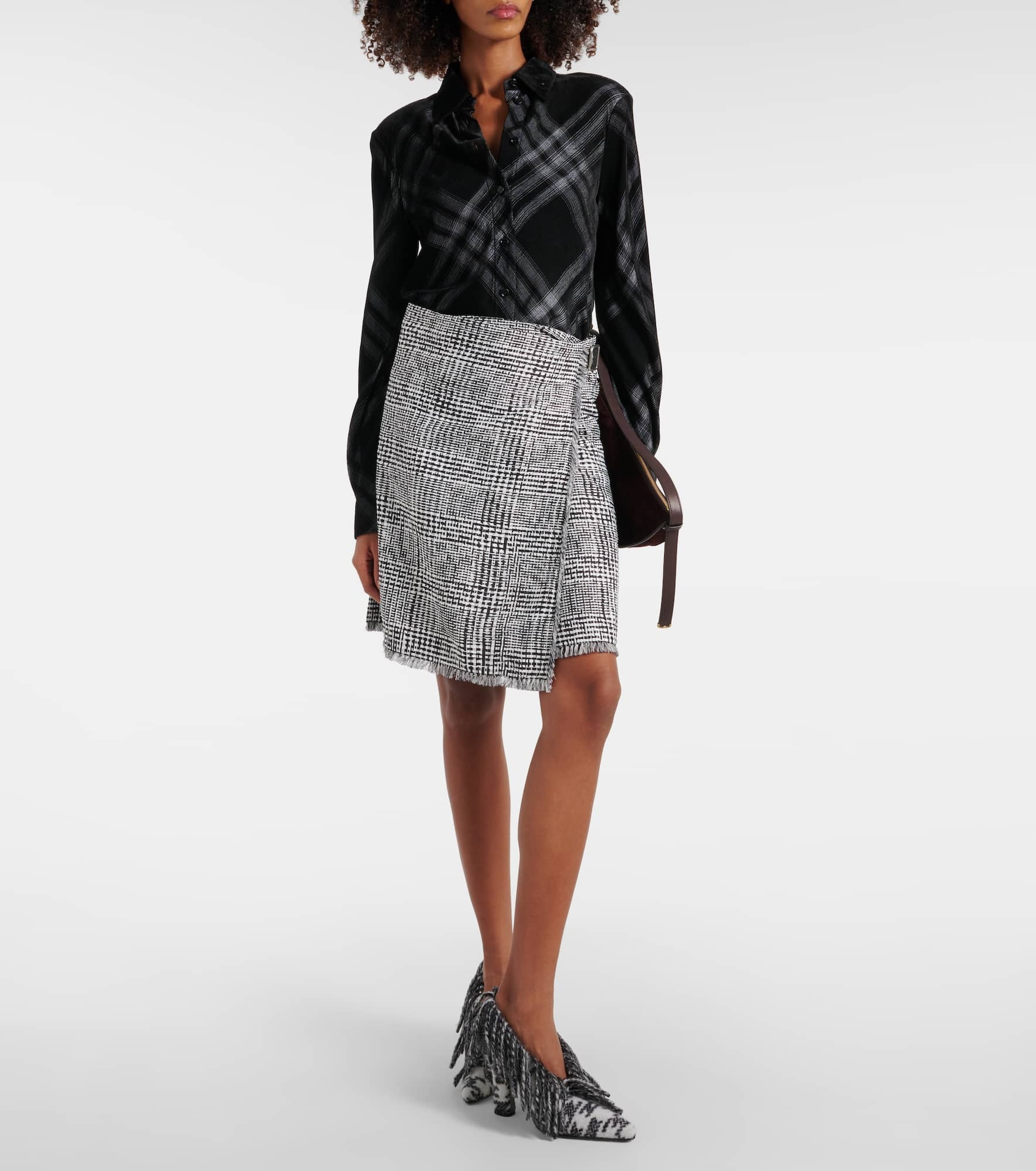 Sweep 100 fringed wool pumps - 2