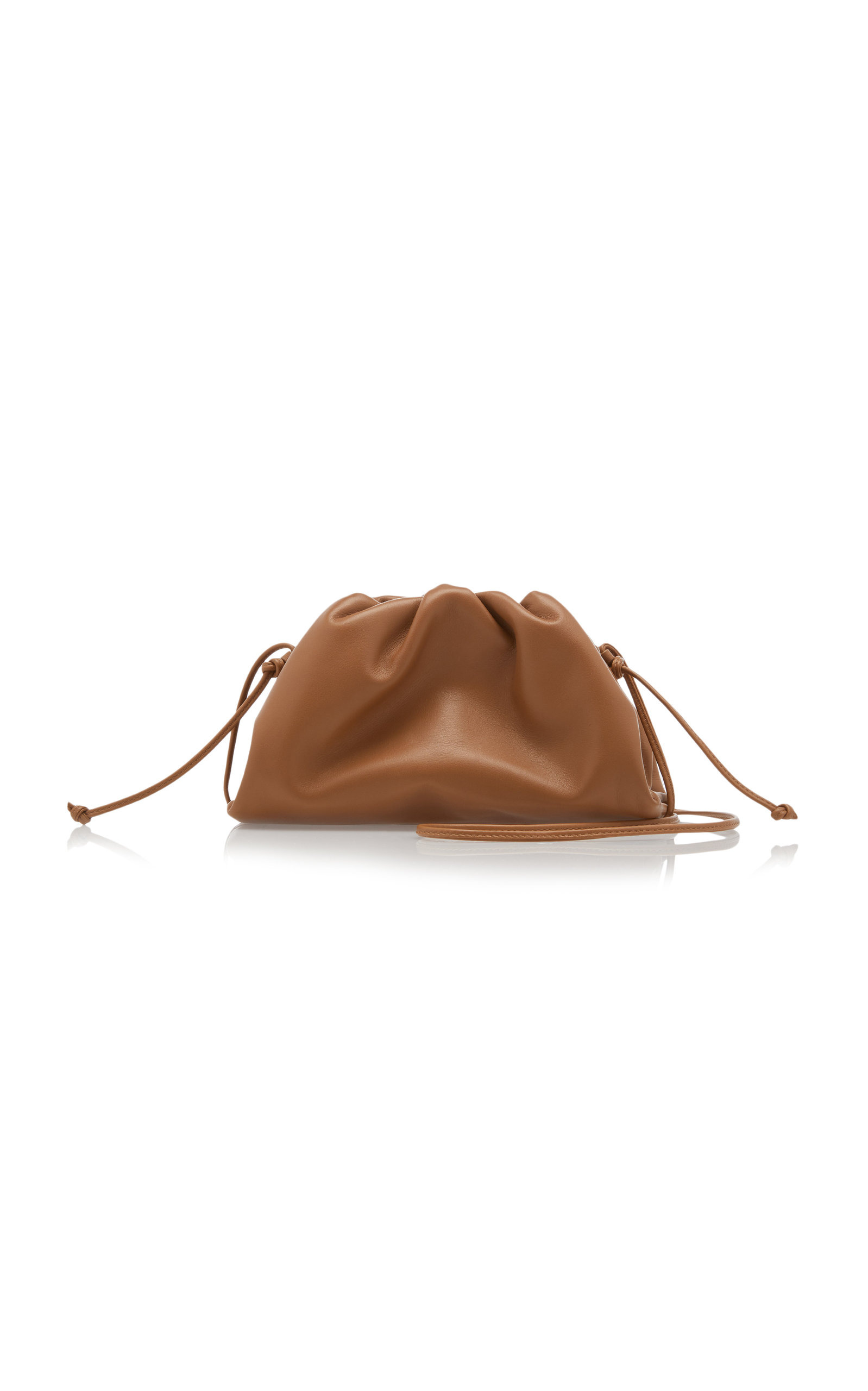 The Mini Pouch Leather Clutch brown - 3