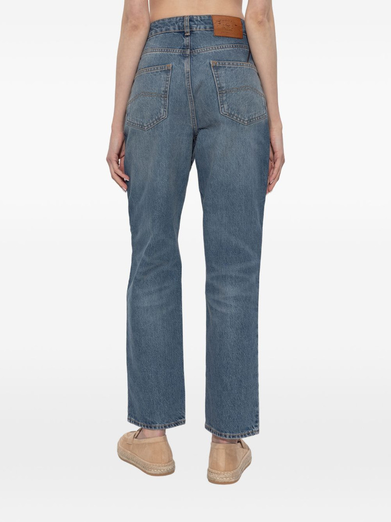 pocket cotton straight-leg jeans 4
