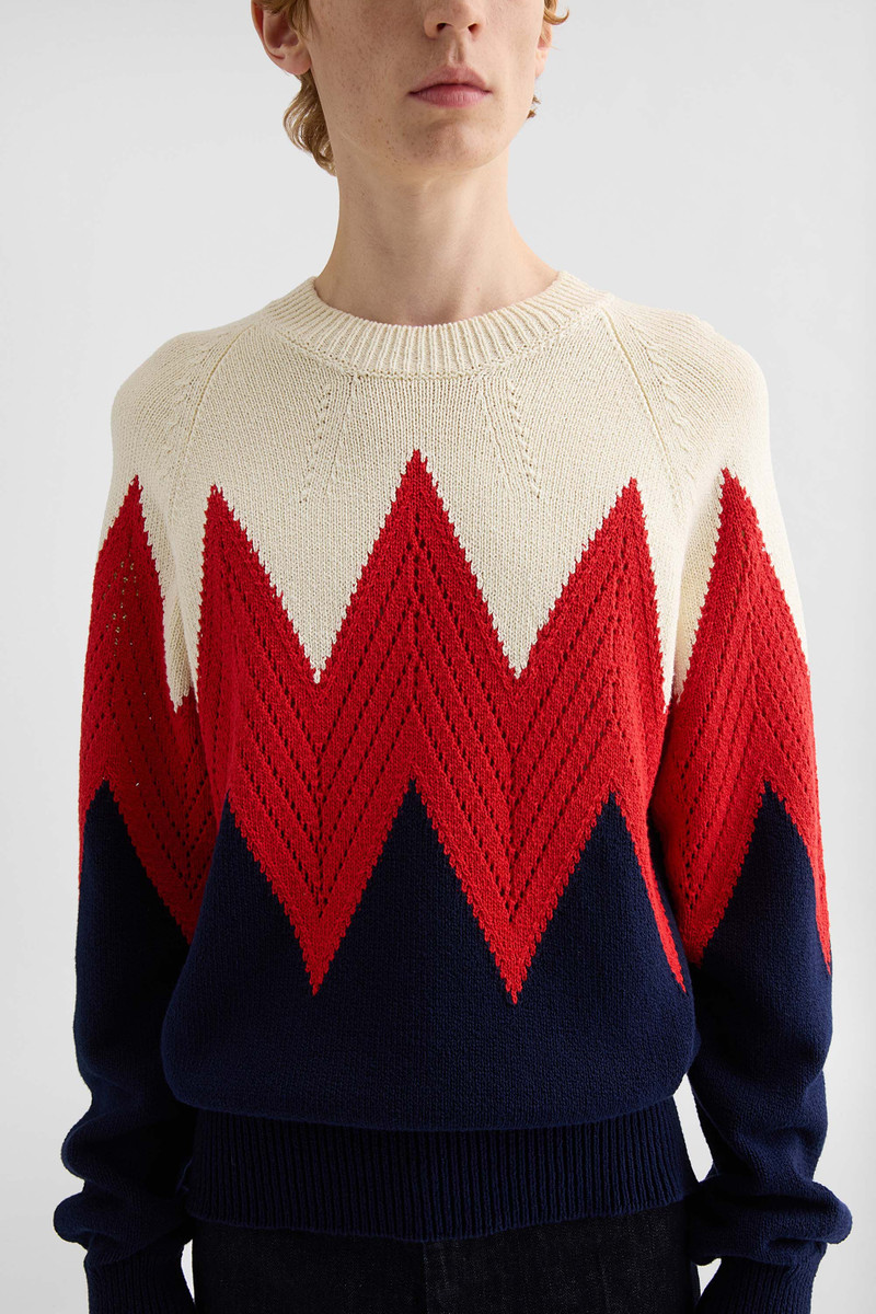Cotton Pointelle Sweater 4