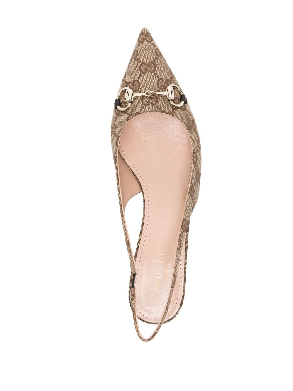 Gucci Women Gg Supreme Slingback Pumps - 2