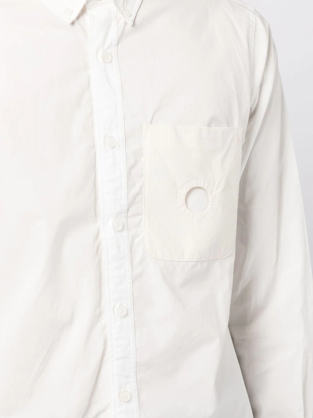 cut-out detail shirt - 5