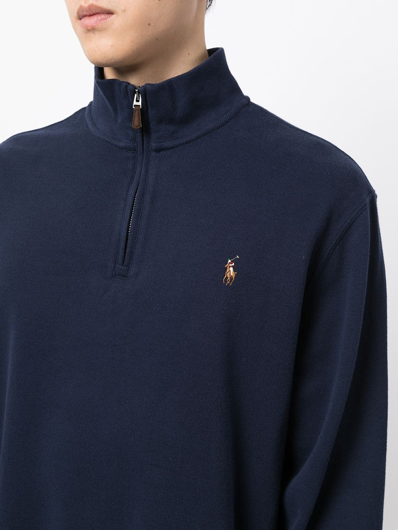 high-neck polo sweatshirt 5