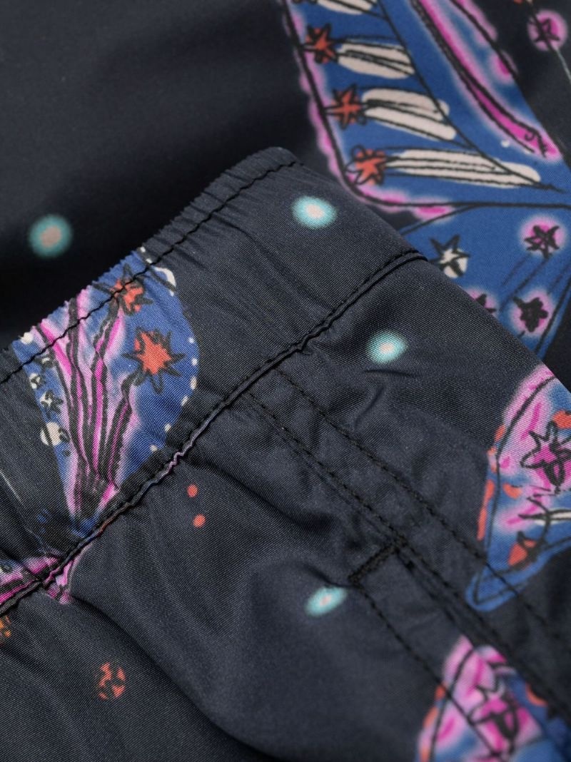 butterfly-print swim shorts - 3