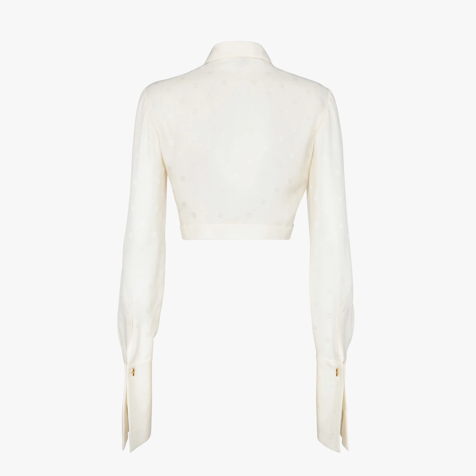 White crêpe de Chine shirt - 2