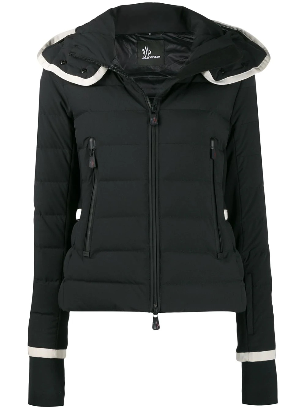 fitted puffer coat - 1