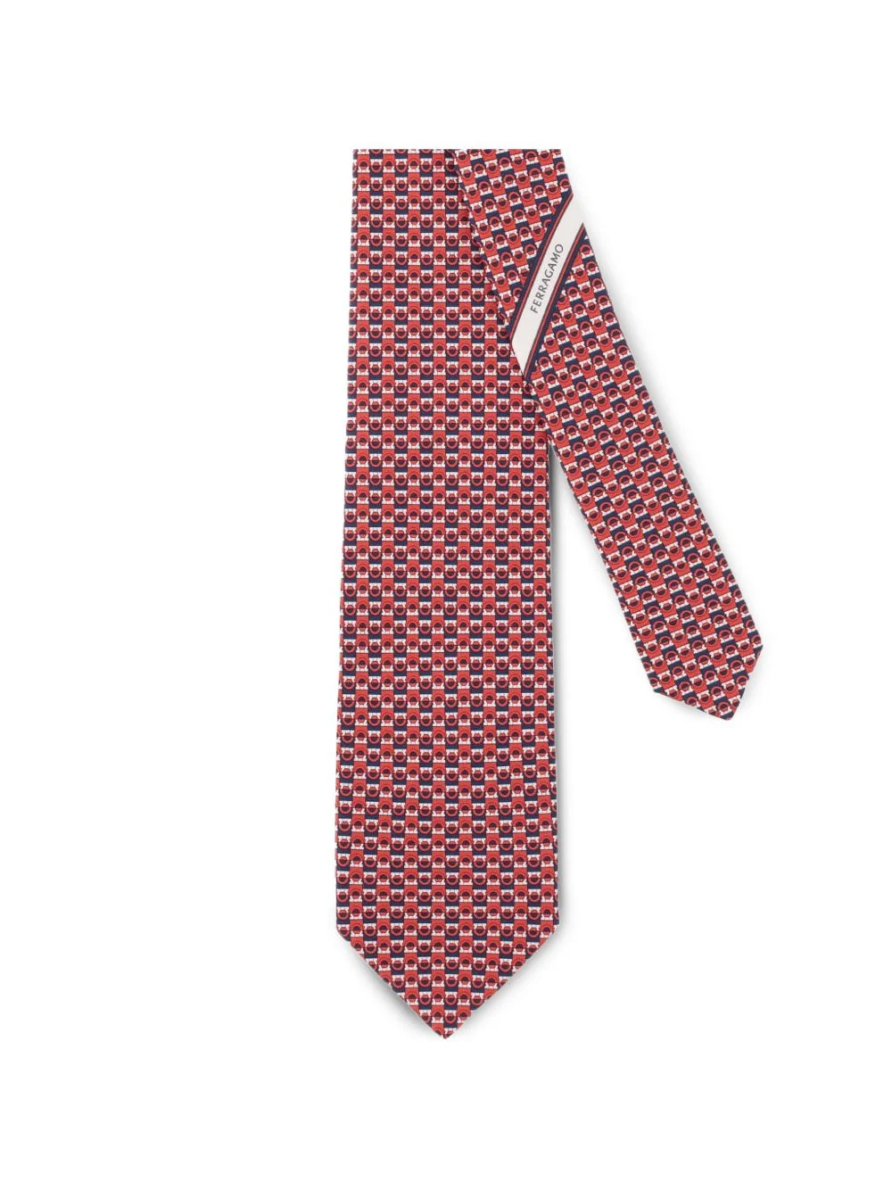 geometric diagonal stripe tie - 1