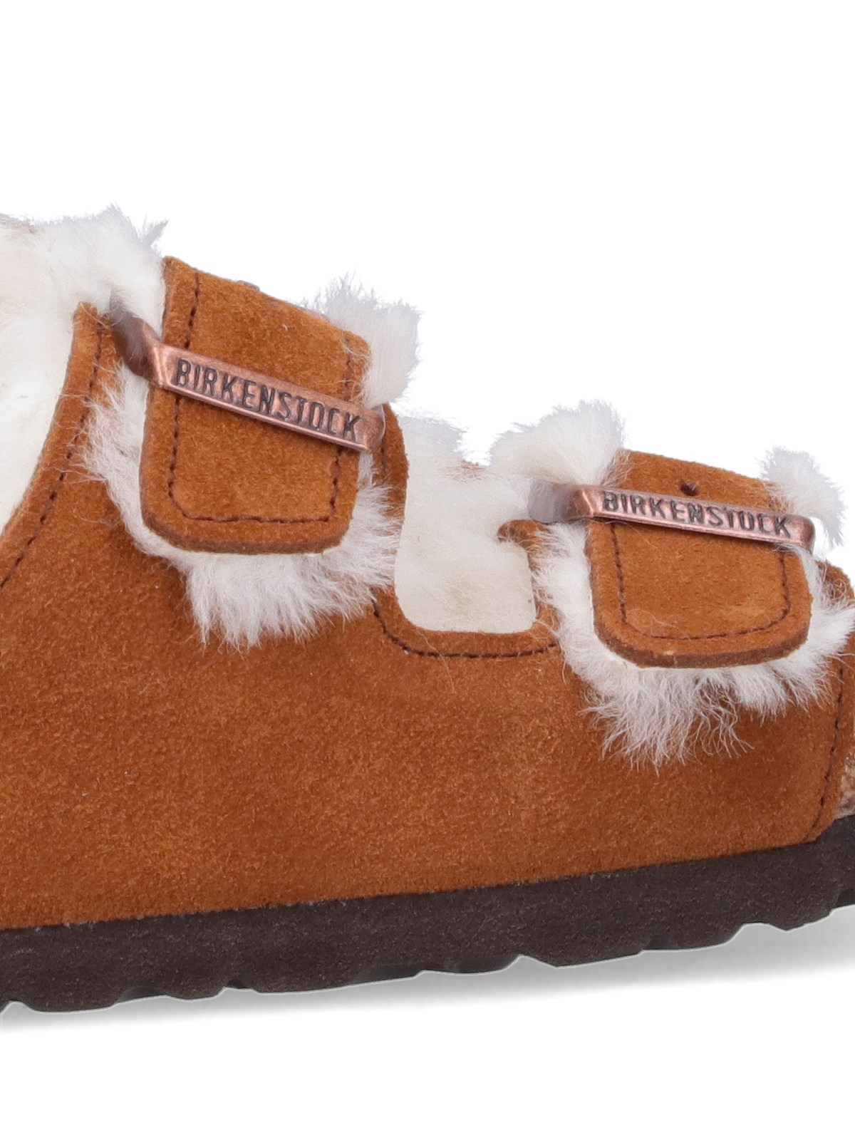 'ARIZONA' SHEARLING SANDALS - 4