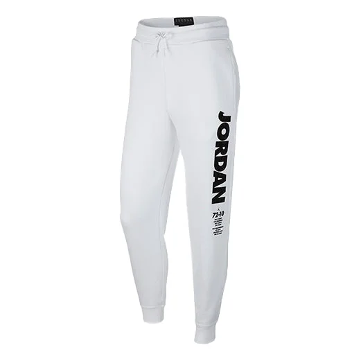 Men's Air Jordan Sportswear Legacy Alphabet Logo Printing Bundle Feet Sports Pants/Trousers/Joggers - 1
