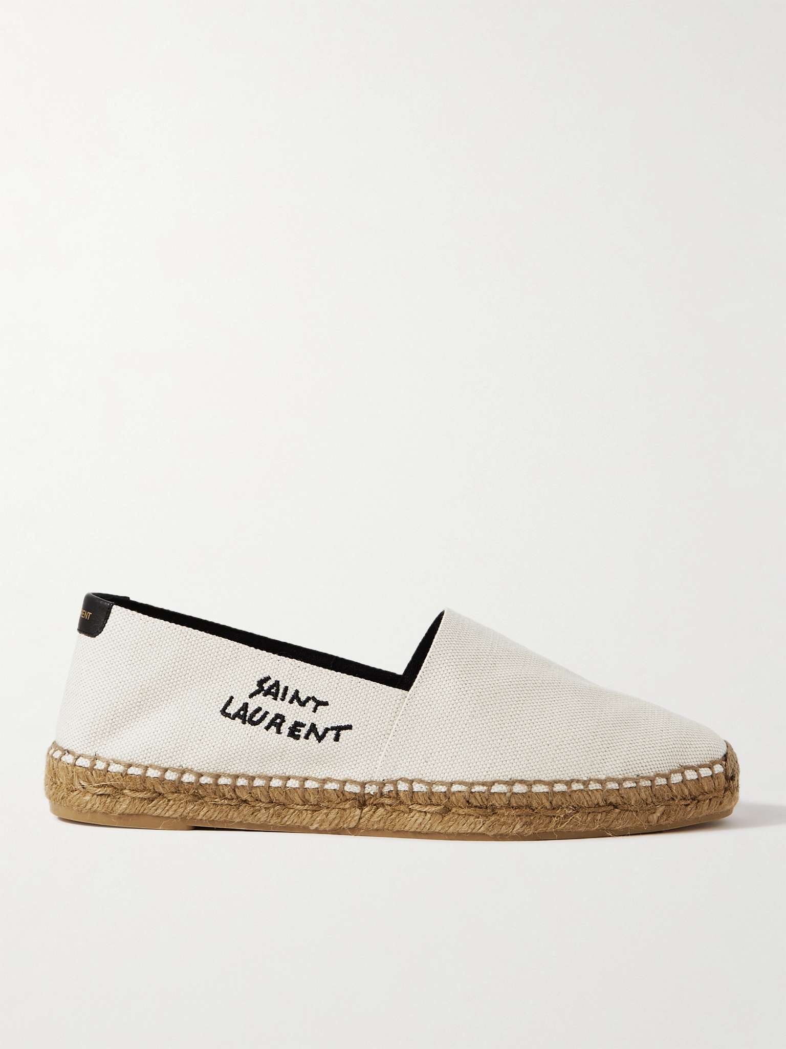 Logo-Embroidered Leopard-Print Canvas Espadrilles - 1