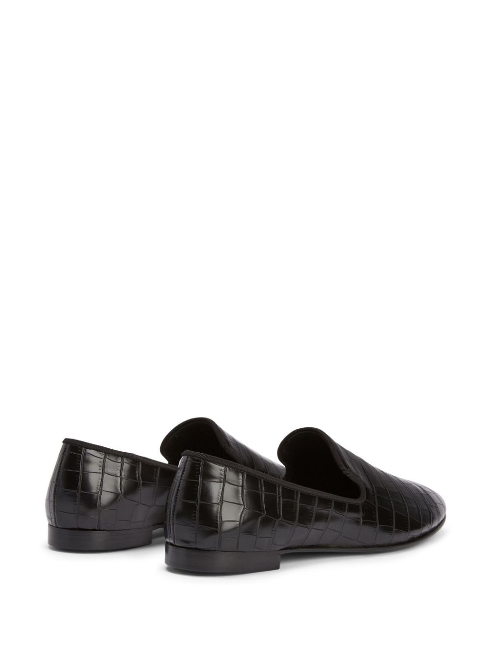 Seymour embossed leather loafers - 3